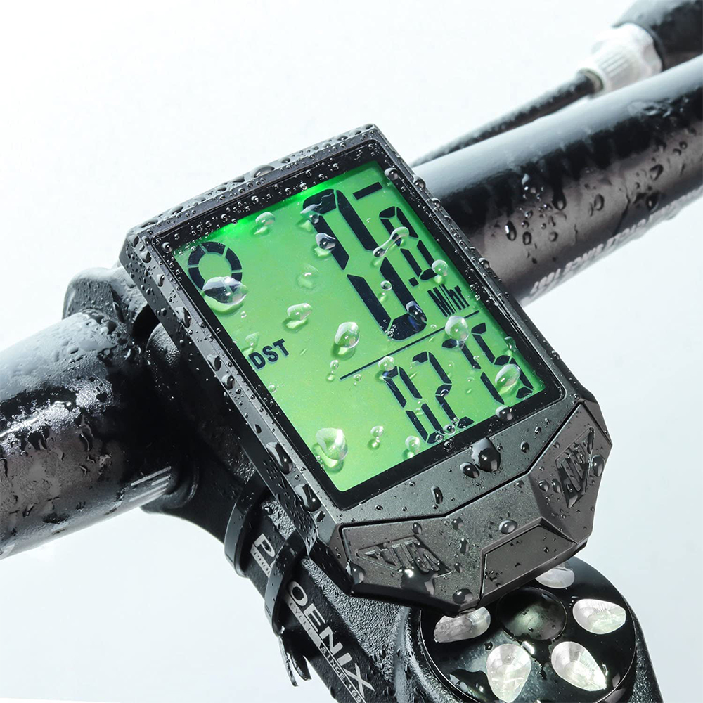 [해외] 자전거 스피드 미터 싸이클 GPS 발광 방수 무선 자전거 코드표범 주행거리계 BY PRUNUS