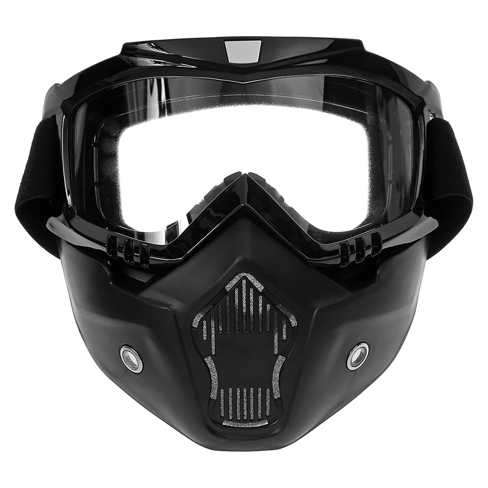 [해외] 라이딩용 헬멧 마스크, 페이스 가드, 자전거 고글 눈보호 UV컷