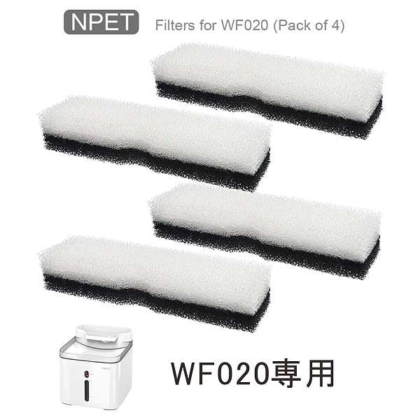 [해외] NPET 자동 정수기 WF020 교체 용 필터 1 세트 4 개