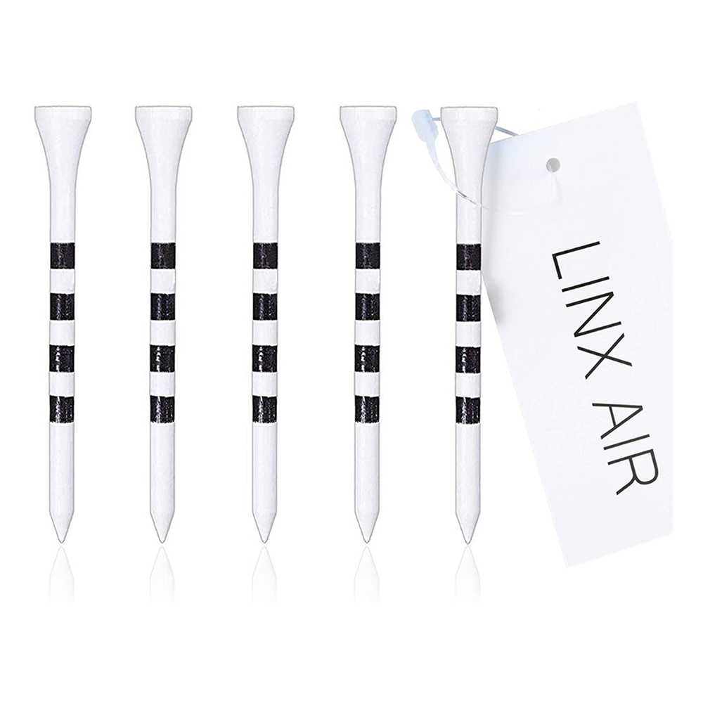 [해외] LINX AIR 골프 티 (100개 세트) 83MM 골프 용품 높이 조정 가능 롱 티