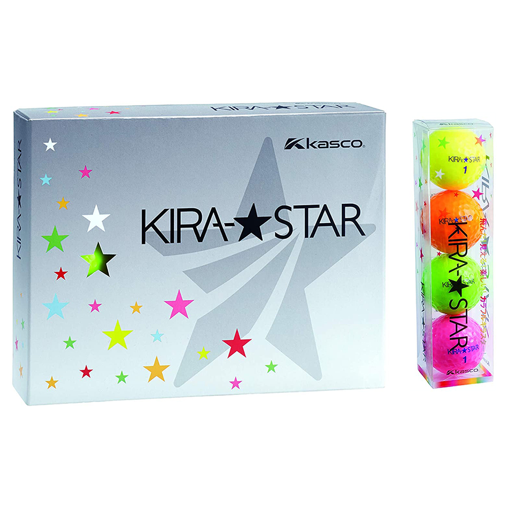 [해외] 카스코(KASCO) 골프 볼 KIRA STAR2 키라 스타2N 4개입