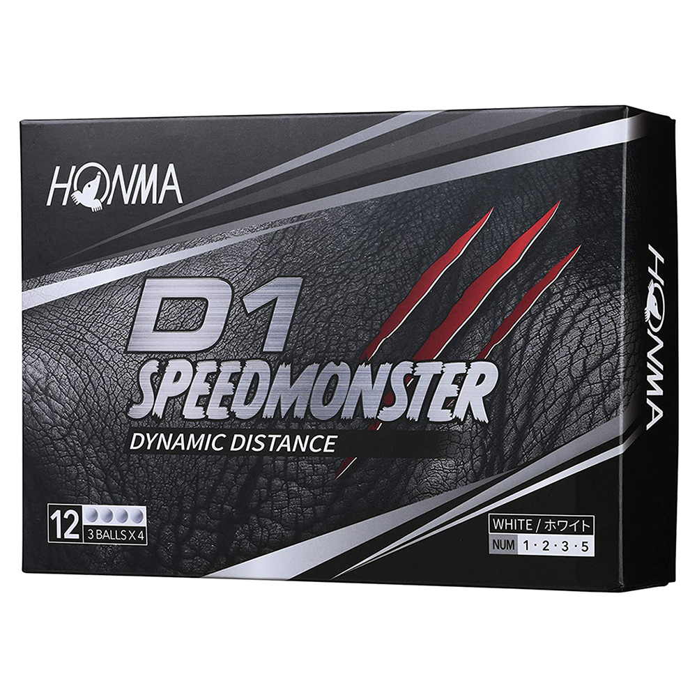 [해외] 혼마 HONMA 골프 볼 D1 SPEED MONSTER 1다스 12개입