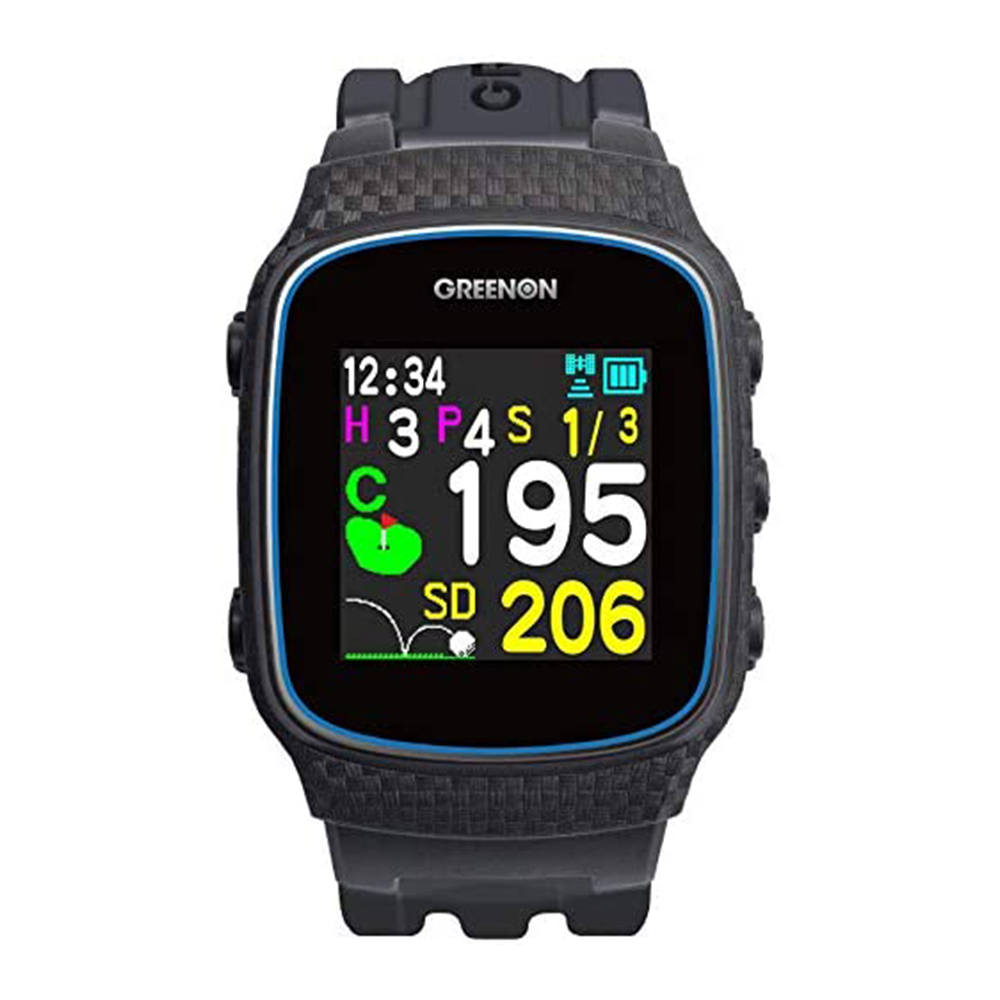 [해외] GreenOn The Golf Watch Norm II [블랙] Michibiki L1S 호환 컬러 LCD