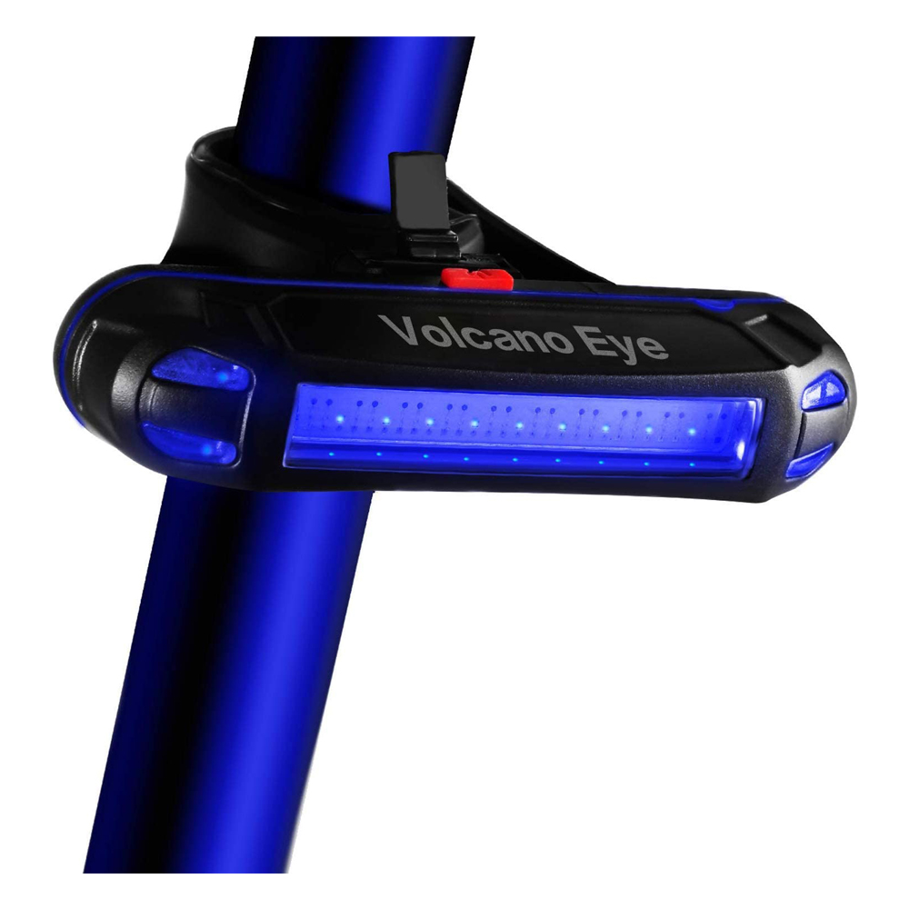 [해외] 자전거 테일 라이트 USB 충전식 LED 안전 방수 7개의 라이트 모드