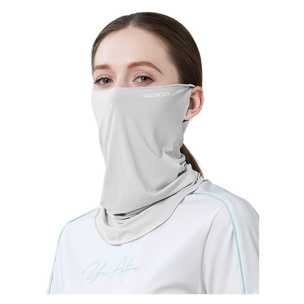 [해외] 넥 가드 페이스 마스크 냉느낌, UPF50+ 여름용 여성 자외선 차단 마스크