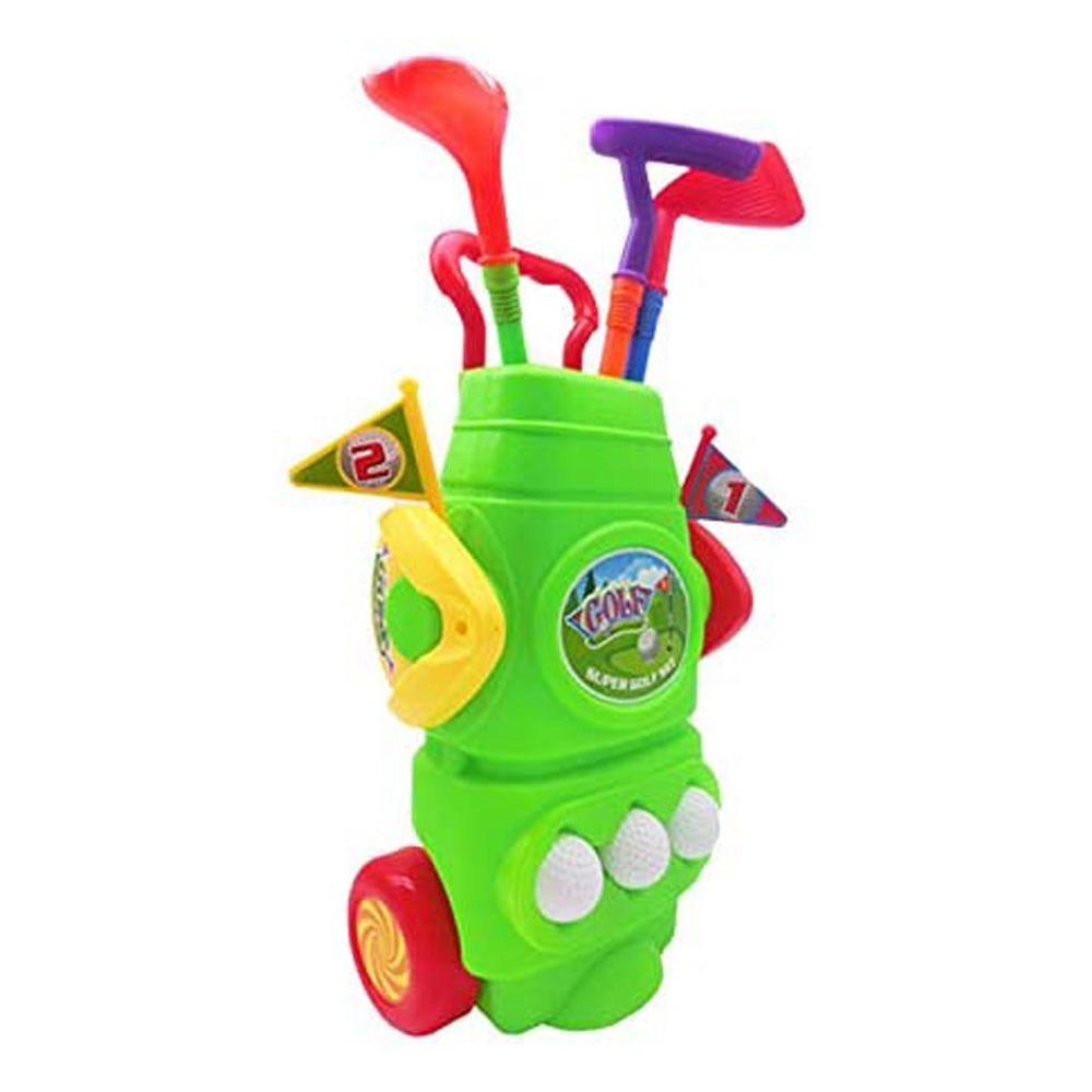 [해외] Etase 골프 클럽 세트 어린이 날 장난감 실내 및 야외 휴대용 장난감