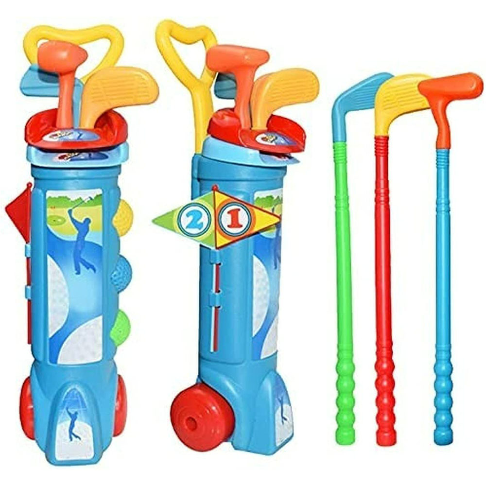 [해외] 미니 골프 트레이너 어린이 골프 세트 키즈 게임 연습 스포츠 장난감