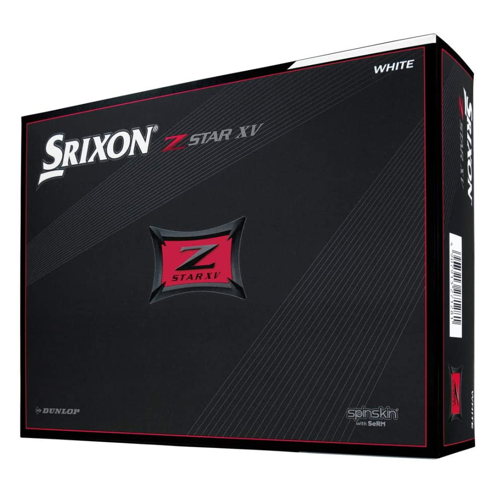 [해외] 던롭 골프 공 SRIXON Z-STAR XV 2021년 모델 1다스(12개) 화이트 SNZSXV7WH