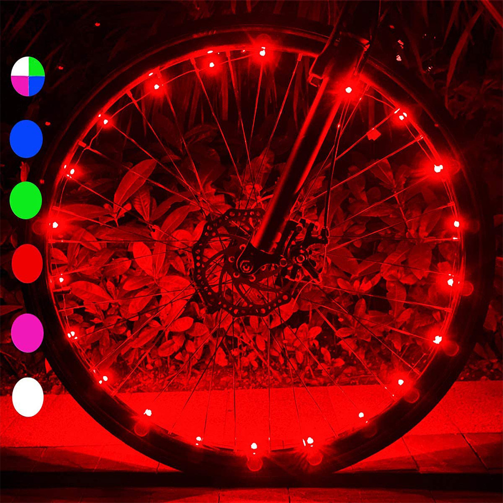 [해외] XYEMAO LED 자전거 휠 라이트 (타입 2개팩) 방수 밝은 자전거 라이트
