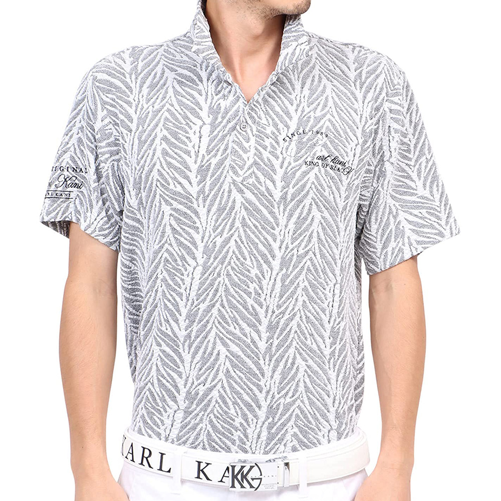 [해외] 칼카니 골프 골프웨어 셔츠 DRY 리프무늬 JQ 폴로 셔츠 212KG1211 (2컬러)