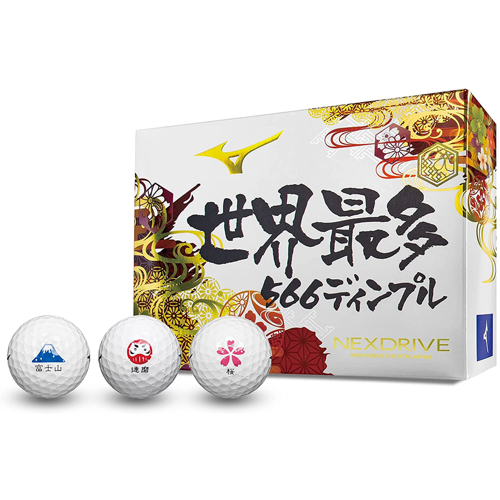 [해외] MIZUNO 미즈노 골프공 넥스 드라이브 JAPAN 1 다스 12개입 5NJBM32110
