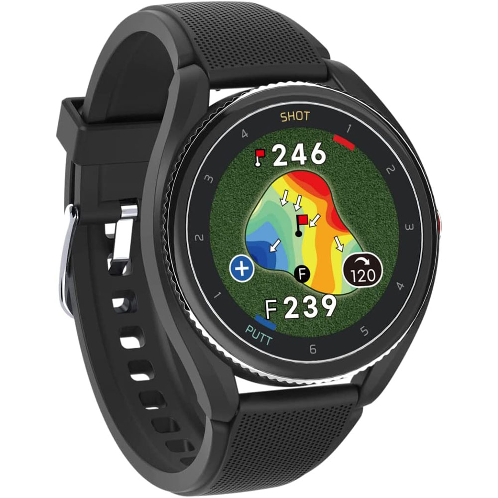 [해외] VOICECADDIE T9 최신 GPS 스마트 골프 시계 블랙