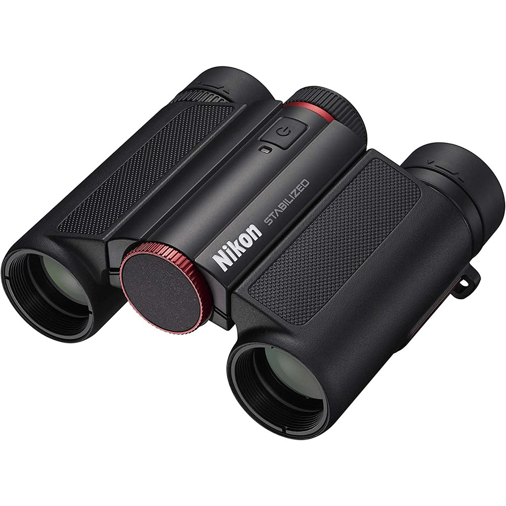 [해외] Nikon 방진 쌍안경 10x25 STABILIZED RED 손떨림 보정 첨부 10배 25구경 레드 STB10X25RD