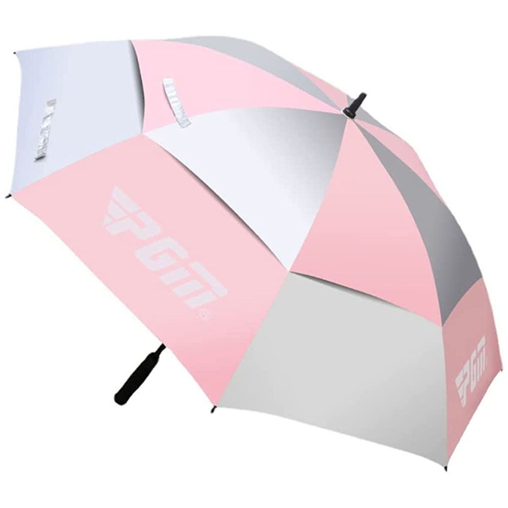 [해외] ACHETE 2층 골프 우산 자동 핑크