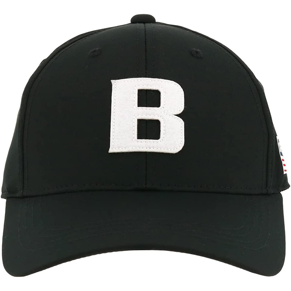 [해외] 브리핑 골프 캡 모자 BRG221M83 MS INITIAL CAP 010 BLACK