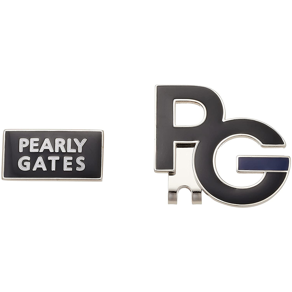 [해외] PEARLY GATES 볼 마커 PG 로고형 마그넷 053-2184209 120_네이비