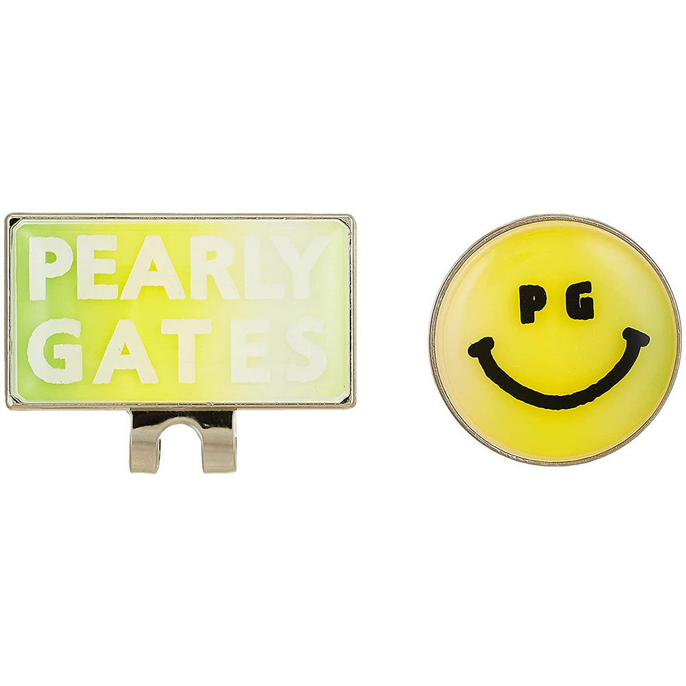 [해외] PEARLY GATES 볼 마커 그라데이션 로고 시리즈 053-2284808 060_옐로우(니코)