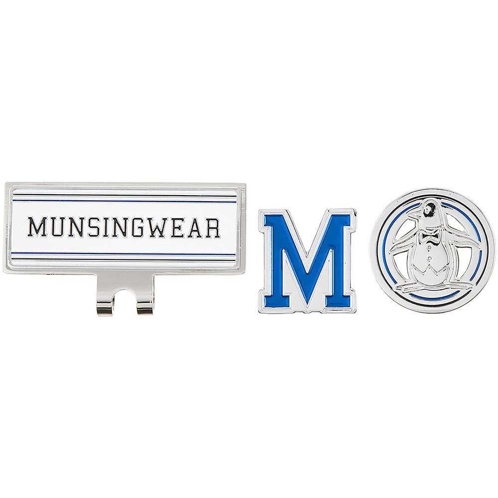 [해외] MUNSINGWEAR 마커 클립 트리코롤 2개 세트 MQBVJX50 BL00(블루)