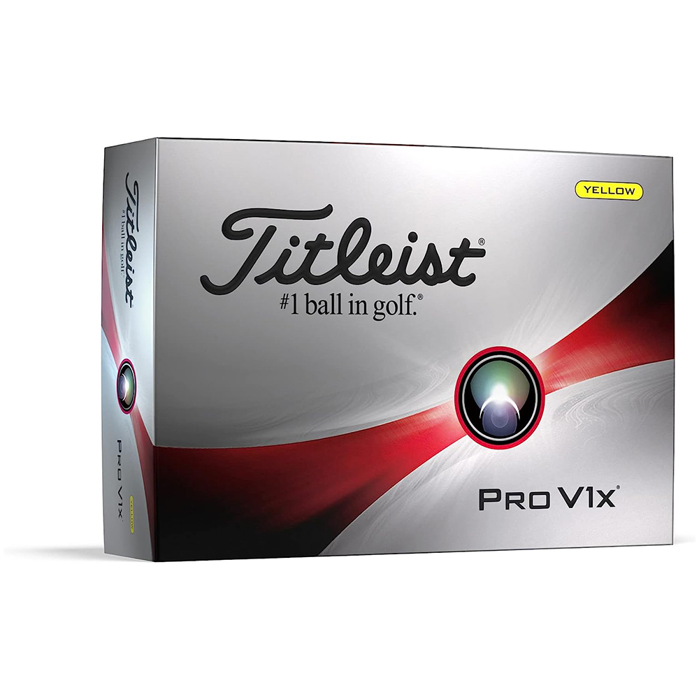 [해외] TITLEIST 타이틀리스트 PRO V1X 23 옐로우 골프 공 DZ T2148S-J