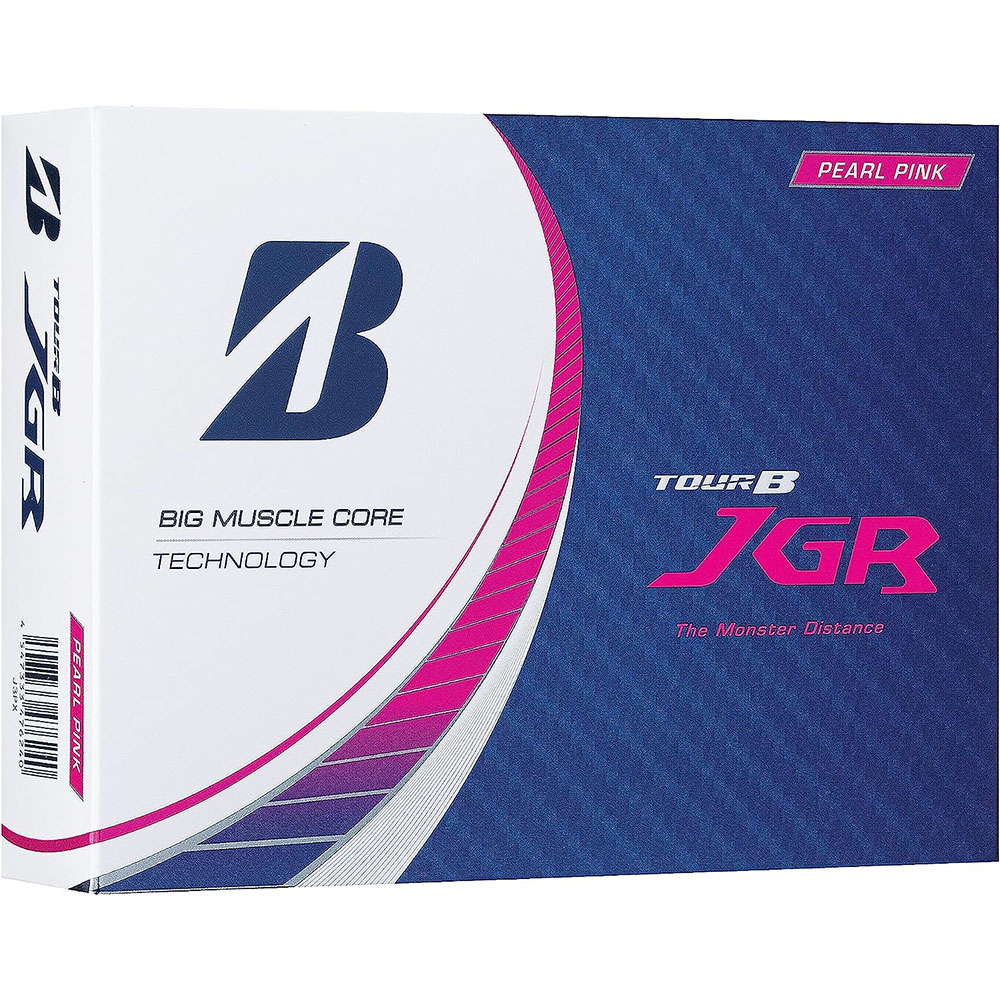 [해외] BRIDGESTONE 브리지스톤 골프공 TOUR B JGR 2023년 모델 12구입 펄 핑크