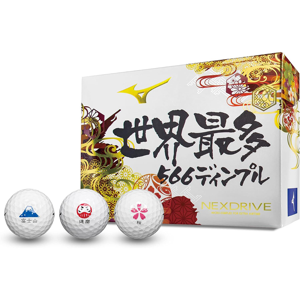 [해외] MIZUNO 미즈노 골프공 넥스 드라이브 1다스 (12개 포함) e_JAPAN
