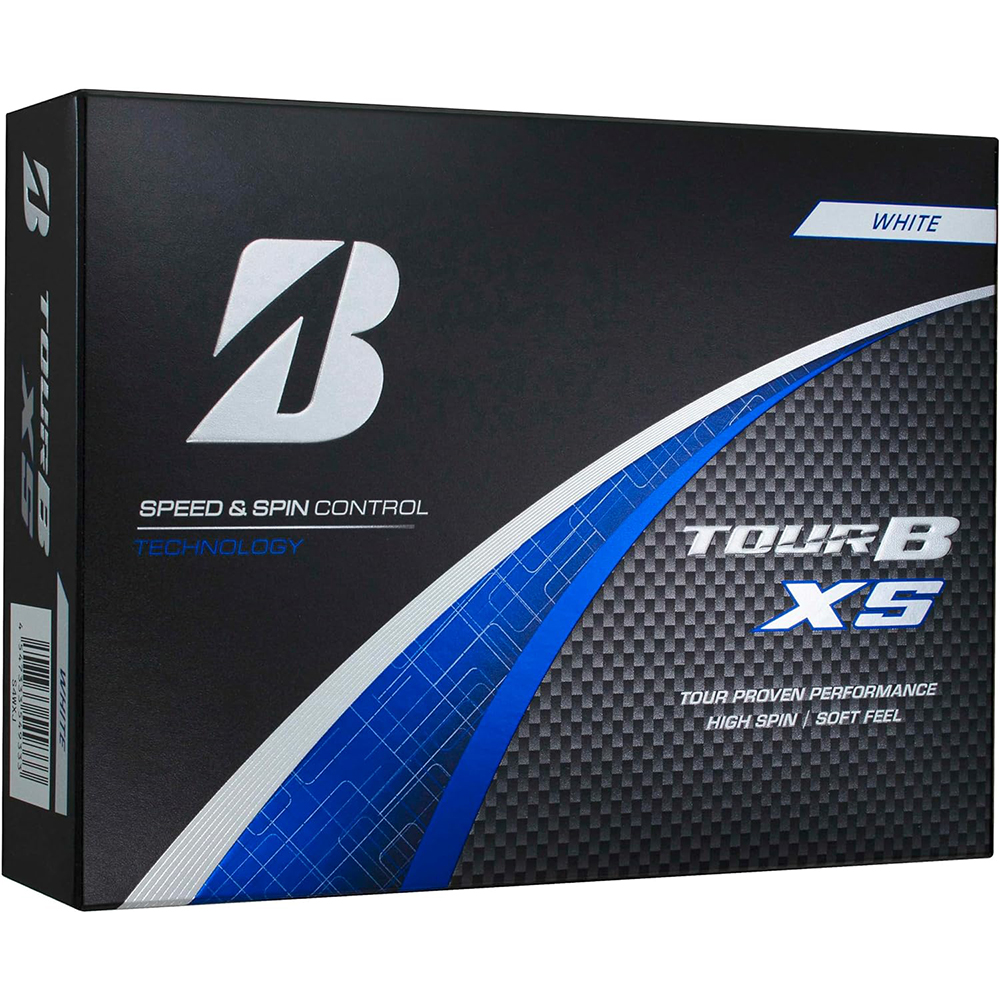 [해외] BRIDGESTONE 브리지스톤 골프볼 TOUR B XS 2024년 모델 12구입 화이트 S4WXJ