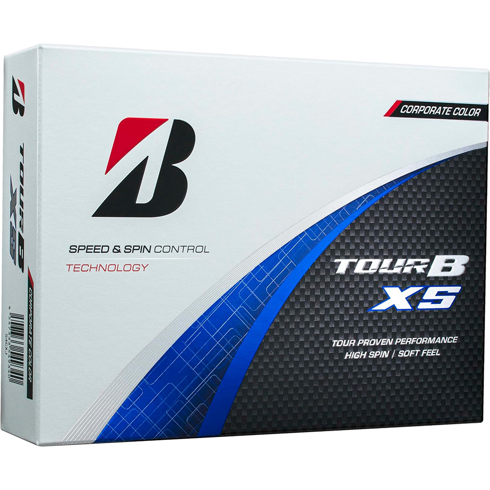 [해외] BRIDGESTONE 브리지스톤 골프볼 TOUR B XS 2024년 모델 12구입 코퍼레이트 S4CXJ
